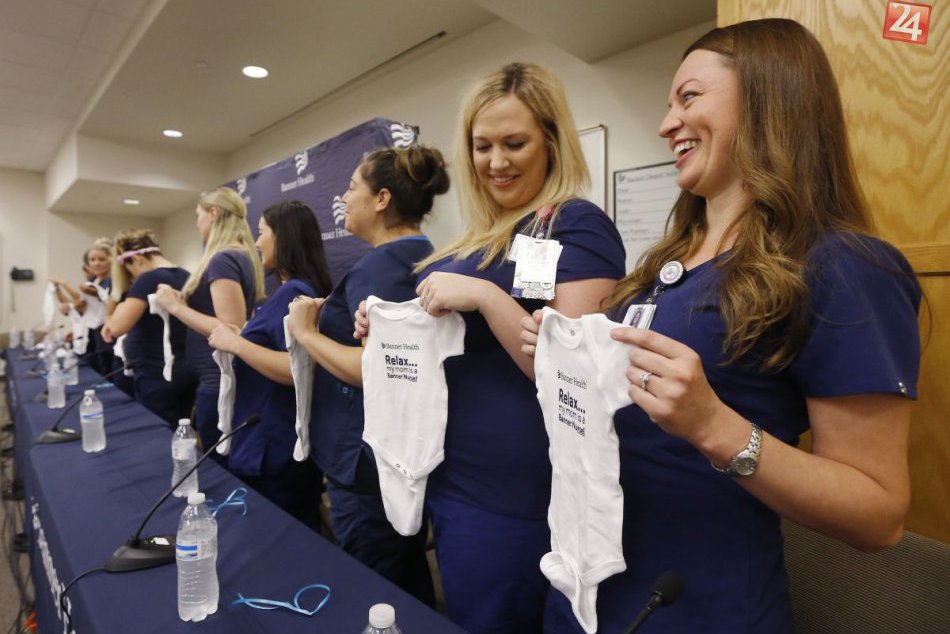 V jedinej nemocnici je naraz tehotných 16 zdravotných sestier