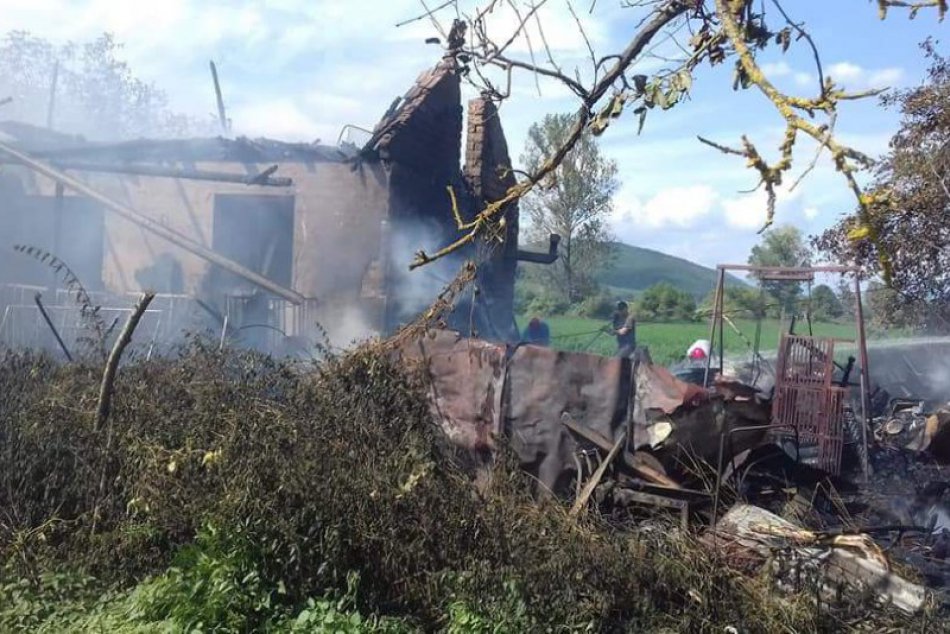 Obrazom: Požiar domu v Kunovej Teplici