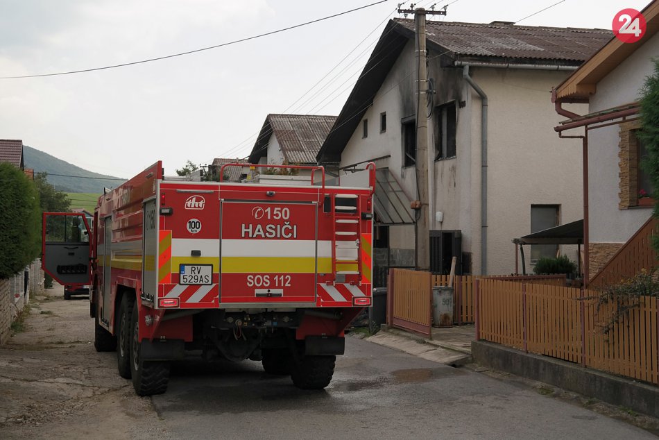 Obrazom: Požiar domu v Krásnohorskom Podhradí