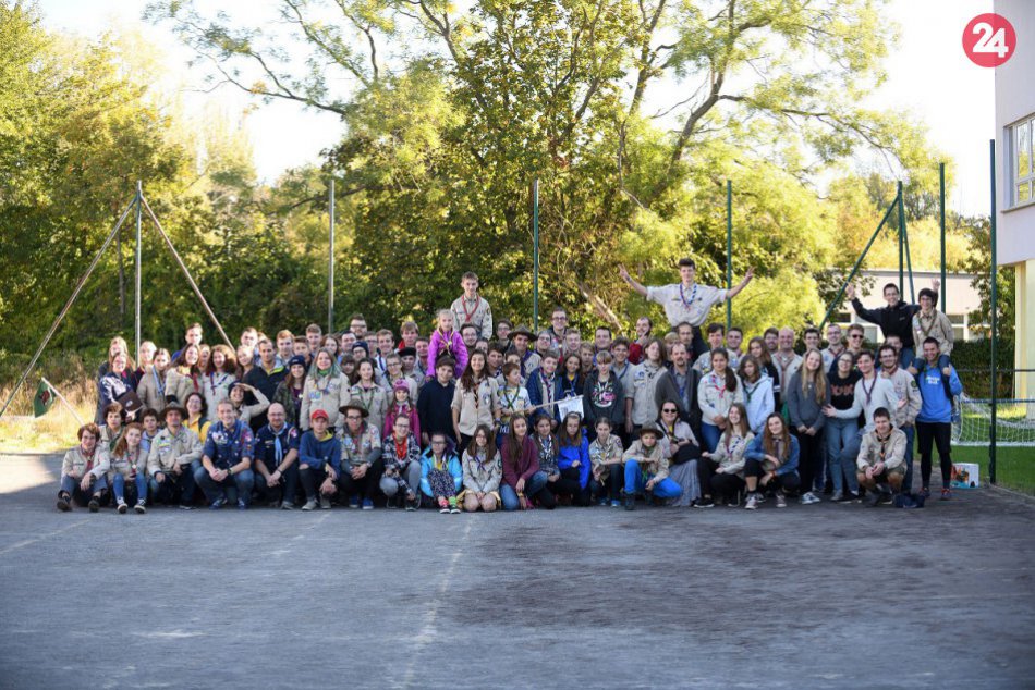 V Nitre sa zišlo 150 slovenských skautov: Užili si 3 dni ako na letnom tábore, F