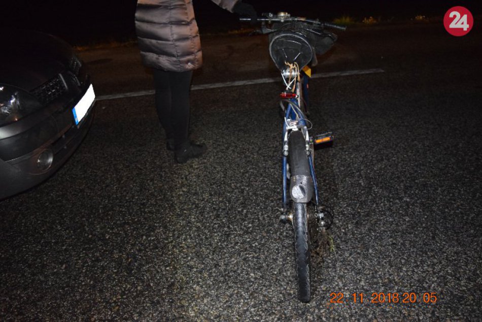 Tragédia pri Bánove: Neoznačeného cyklistu zrazili dve autá