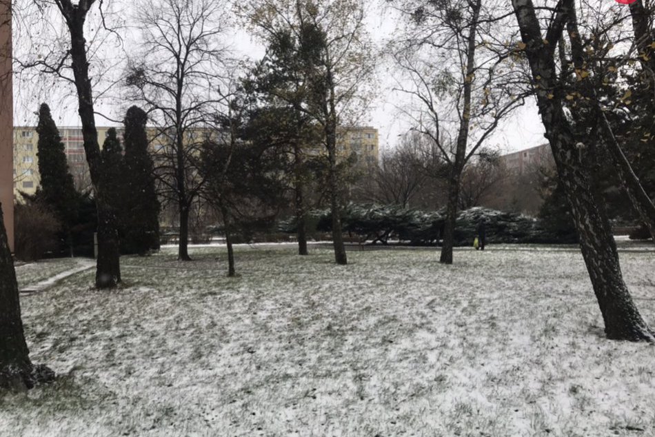 Prvy sneh Košice