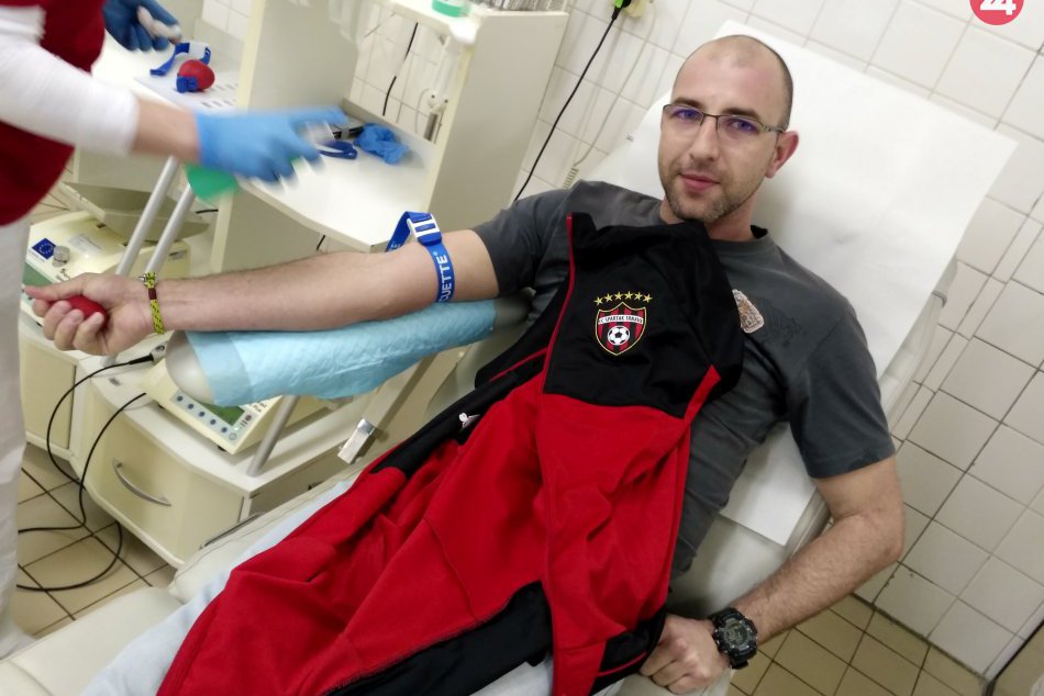 OBRAZOM: Fanúšikovia trnavského Spartaka darovali krv po 45-krát