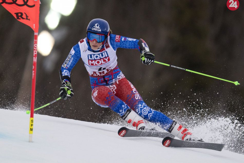 V OBRAZOCH: 1. kolo obrovského slalomu na majstrovstvách sveta v alpskom lyžovan