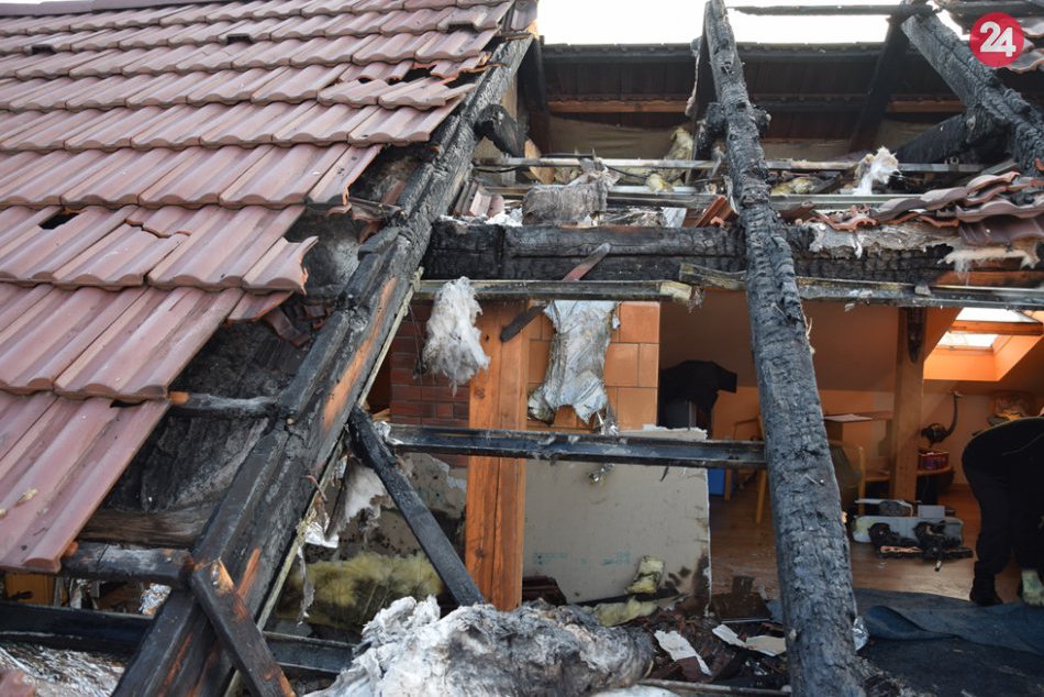 Obrazom: Požiar domu v Krásnohorskom Podhradí