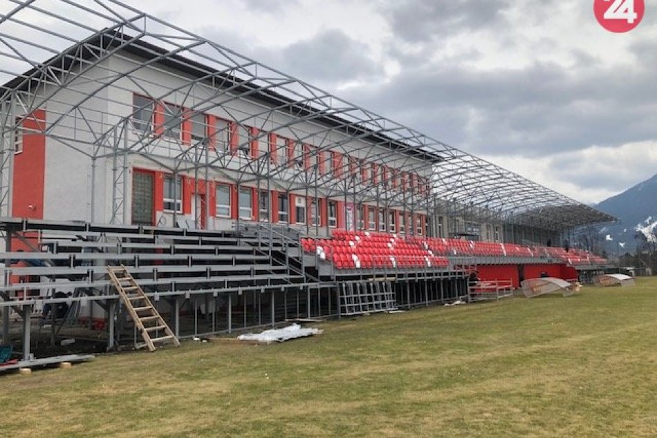 FOTO: Rekonštrukcia štadióna MFK Tatran Liptovský Mikuláš
