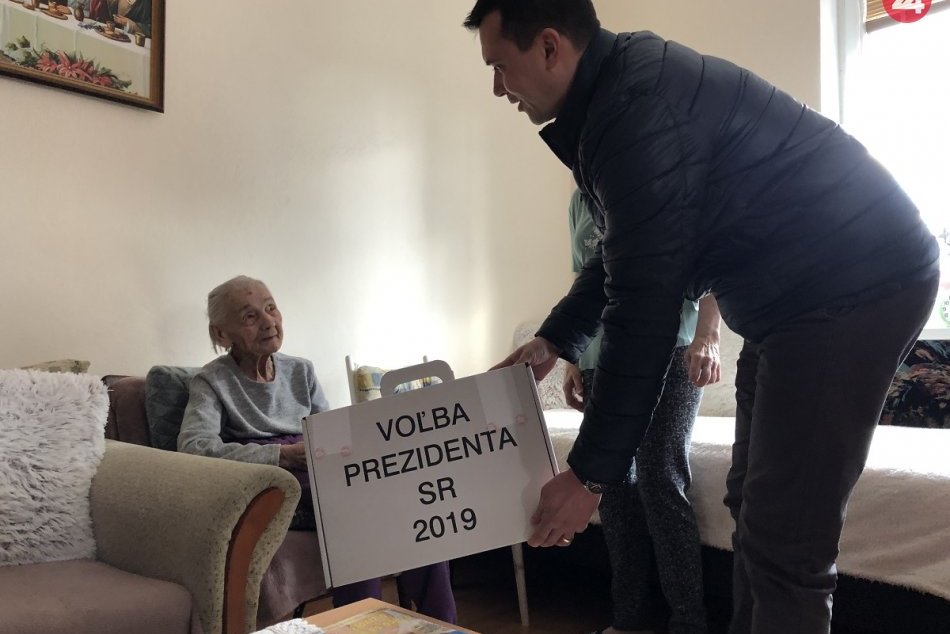 V Malom Šariši volila aj najstaršia 103-ročná obyvateľka, FOTO a VIDEO