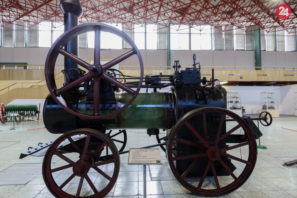 Výstava historickej poľnohospodárskej techniky v Nitre