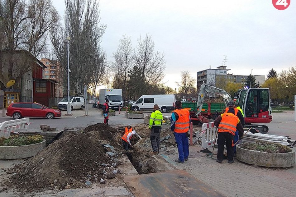 Rekonštrukcia plynovodných potrubí v Nových Zámkoch