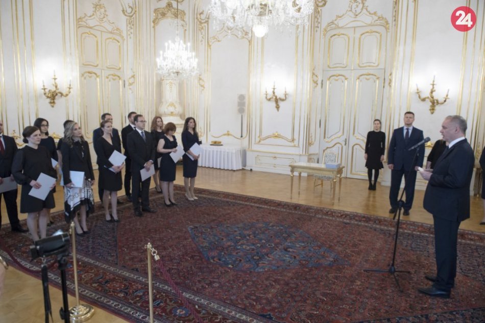 Prezident Andrej Kiska vymenoval 12 nových sudcov