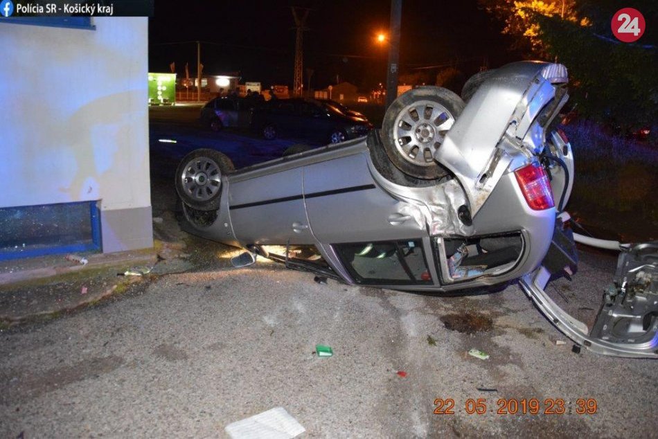 Obrazom: Dopravná nehoda v Rožňave