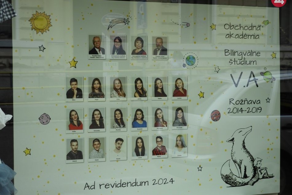 Obrazom: Rožňavské maturitné tablá 2019: Pozrite si ich