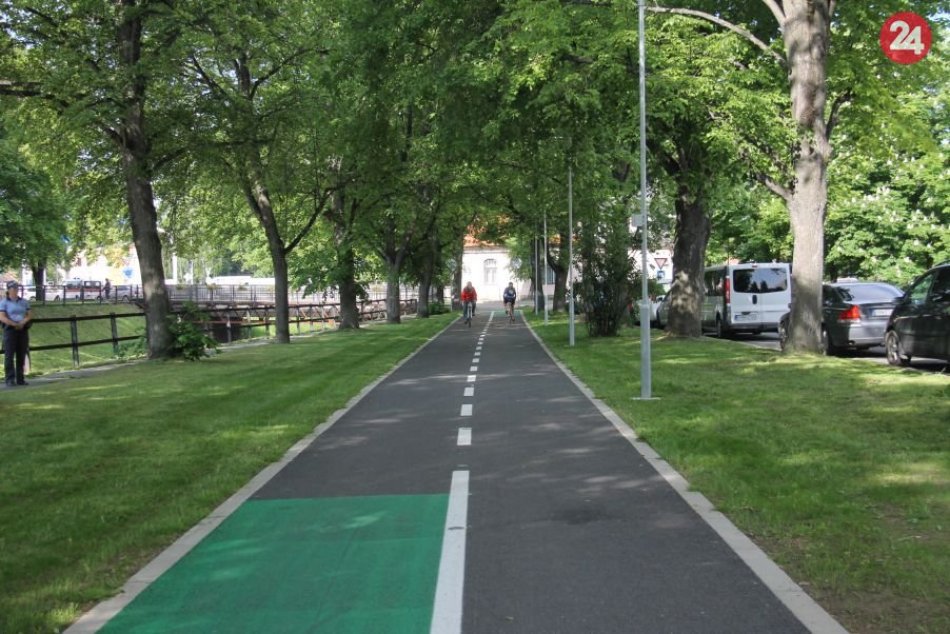 Nový cyklochodník spojil centrum Popradu s akvaparkom