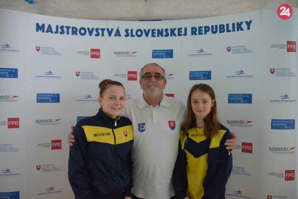 FOTO: Humenské plavkyne Nina a Ema na majstrovstvách SR juniorov