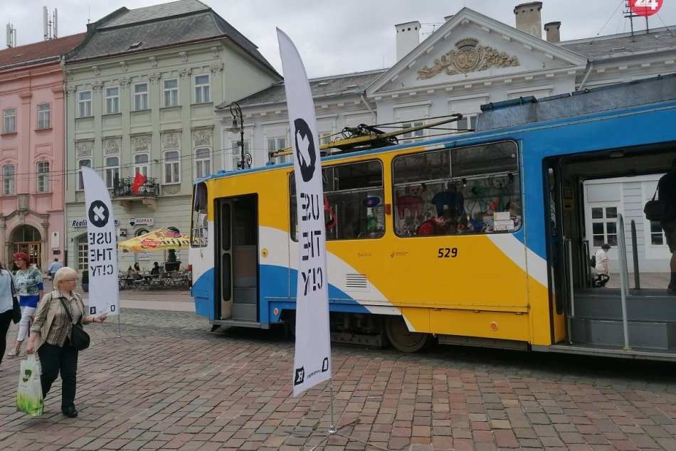 Košice - maľovaná električka