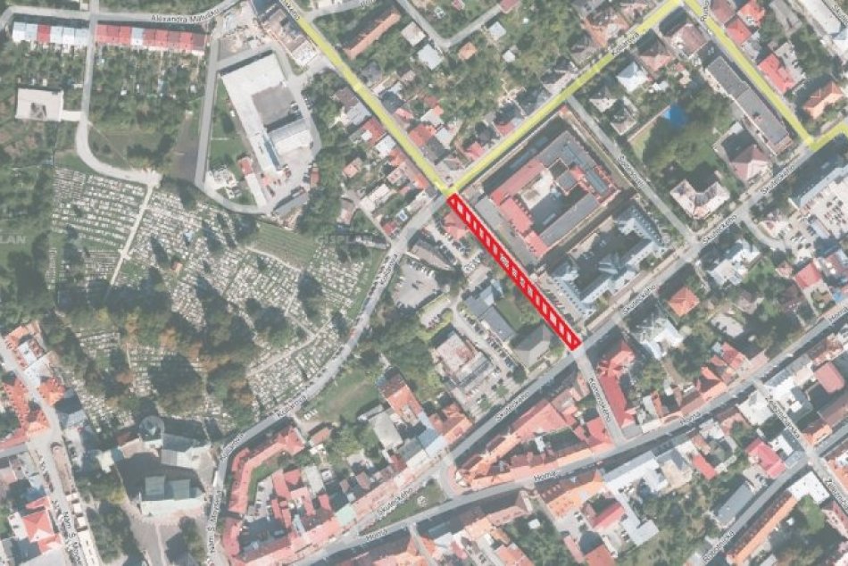 V Bystrici sa pripravte na uzáveru časti Komenského ulice