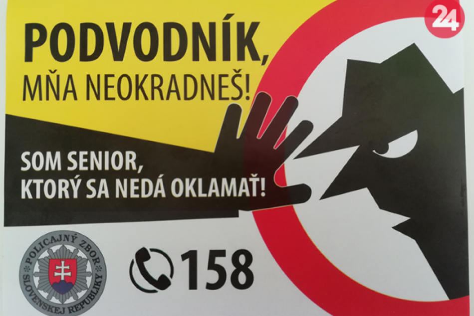 Obrazom: Preventívna kampaň polície pre seniorov v Rožňave