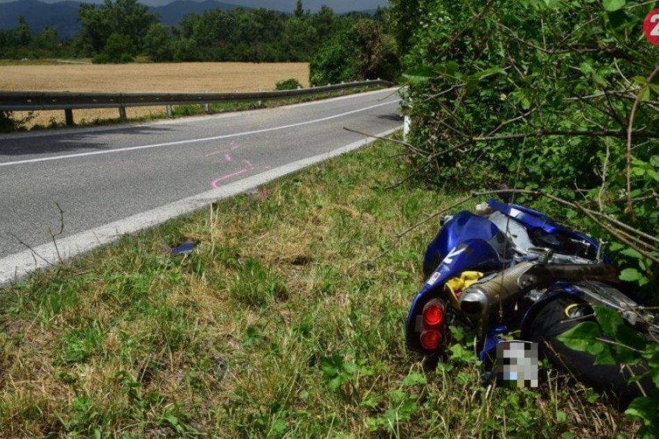 Tragická dopravná nehoda, pri ktorej zomrel motocyklista z Trenčianskeho okresu
