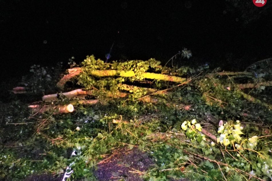 Hasiči v Trenčianskom kraji si zamakali: Odstraňovať museli aj takého prekážky