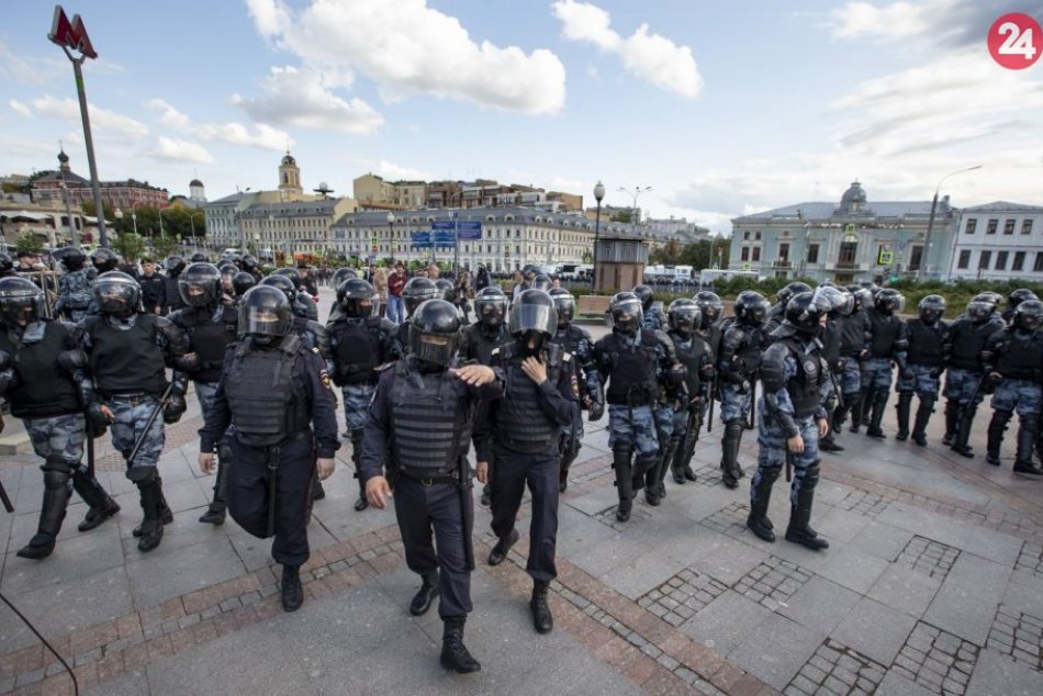 Demonštrácie v Moskve
