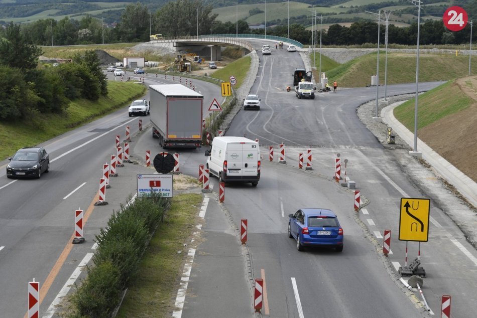 Križovatka juh pri výjazde z Prešova na Košice: Výstavba zachytená v OBRAZOCH