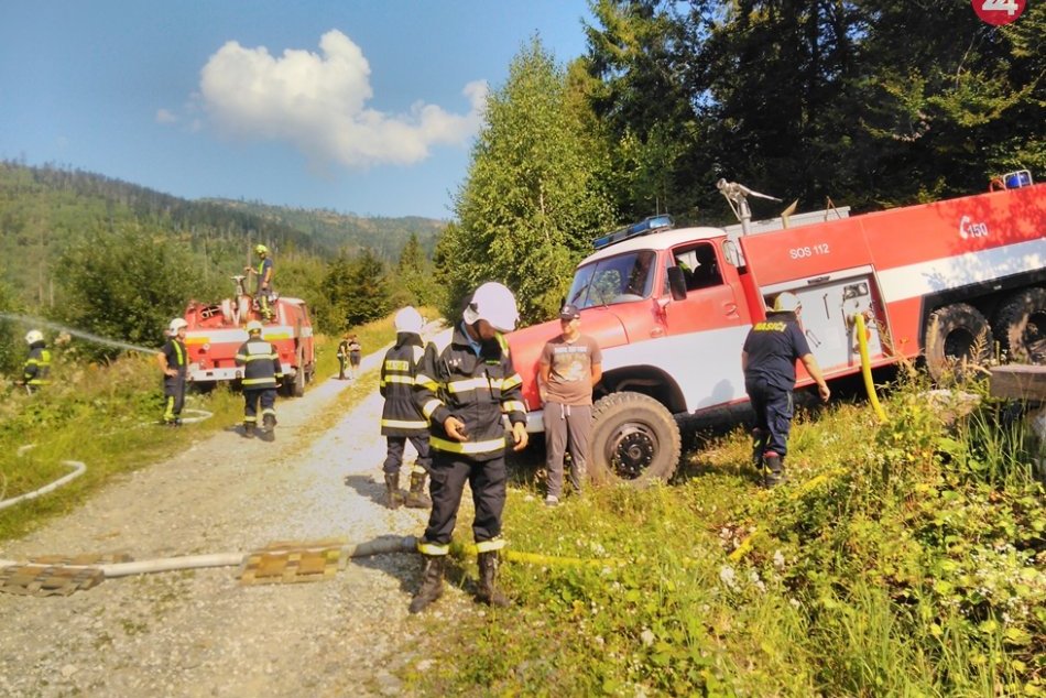 Obrazom: Okresné taktické cvičenie Dobrovoľných hasičských zborov