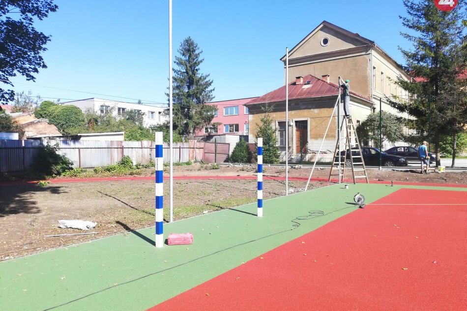 V OBRAZOCH: Športový areál na dvore Technickej akadémie je už pred dokončením