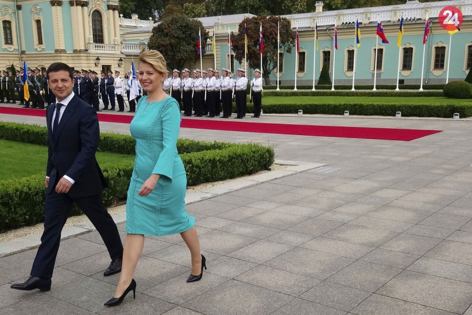 Zuzana Čaputová na Ukrajine