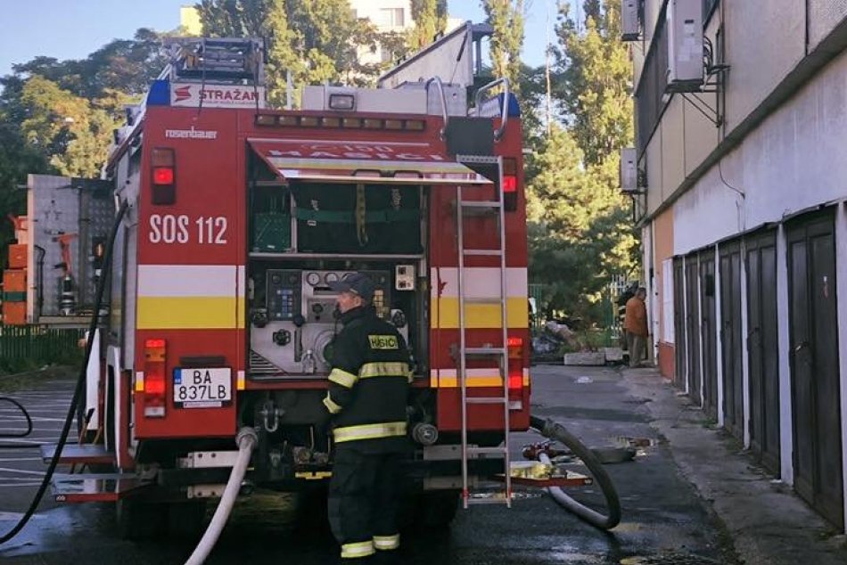 Požiar budovy Miestneho úradu Ružinov