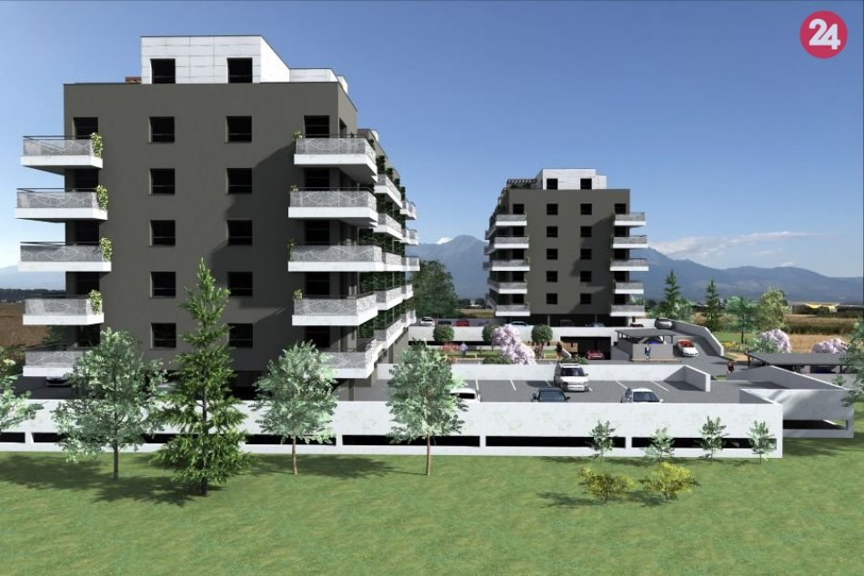 Takto budú vyzerať bytové domy Barbora v Poprade