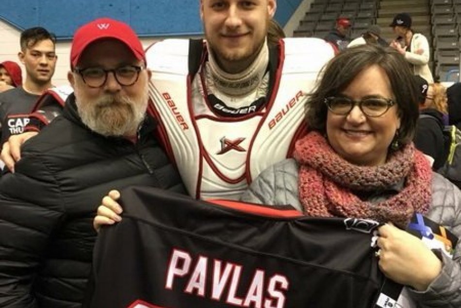 Christián Pavlas a jeho rodina Carolina Thunderbirds