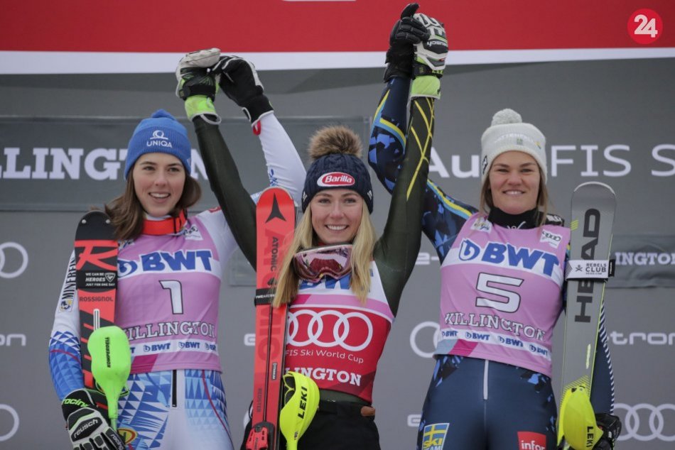 V OBRAZOCH: Zábery z 2. kola slalomu žien v Killingtone