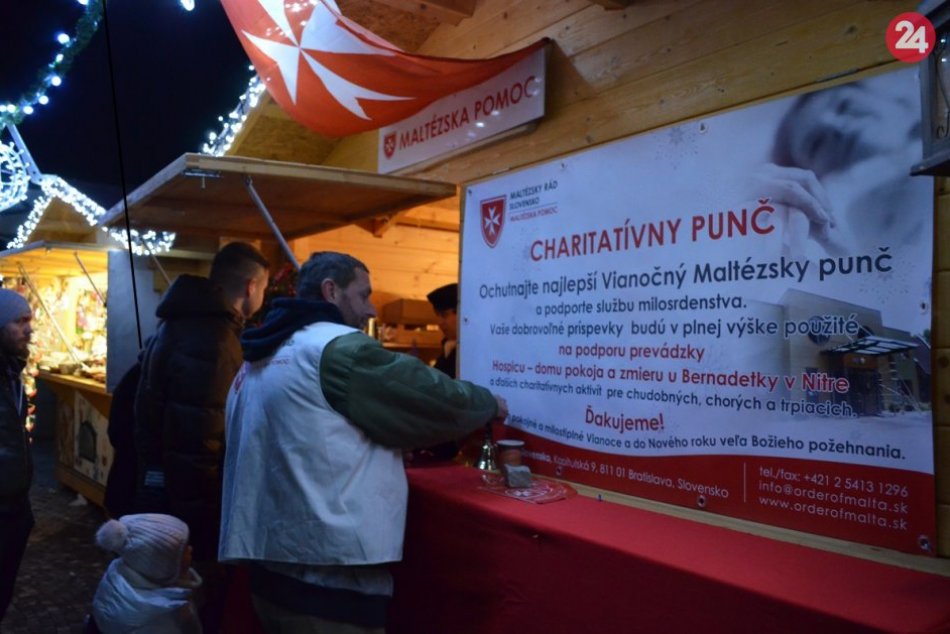 Nitra opäť pomáhala: Za Maltézsky punč sa podarilo vyzbierať takmer 7400 eur
