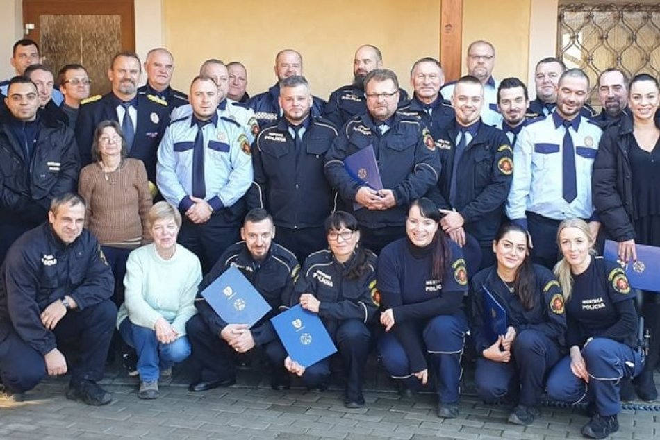 V OBRAZOCH: Mestská polícia hodnotila prácu príslušníkov za rok 2019