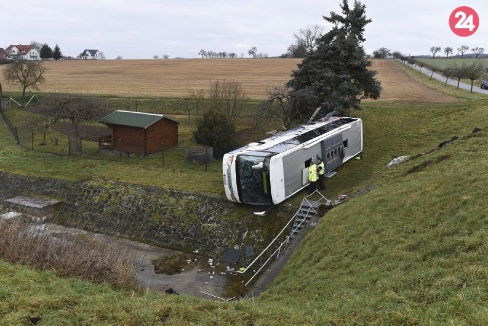 Havária školského autobusu v Nemecku