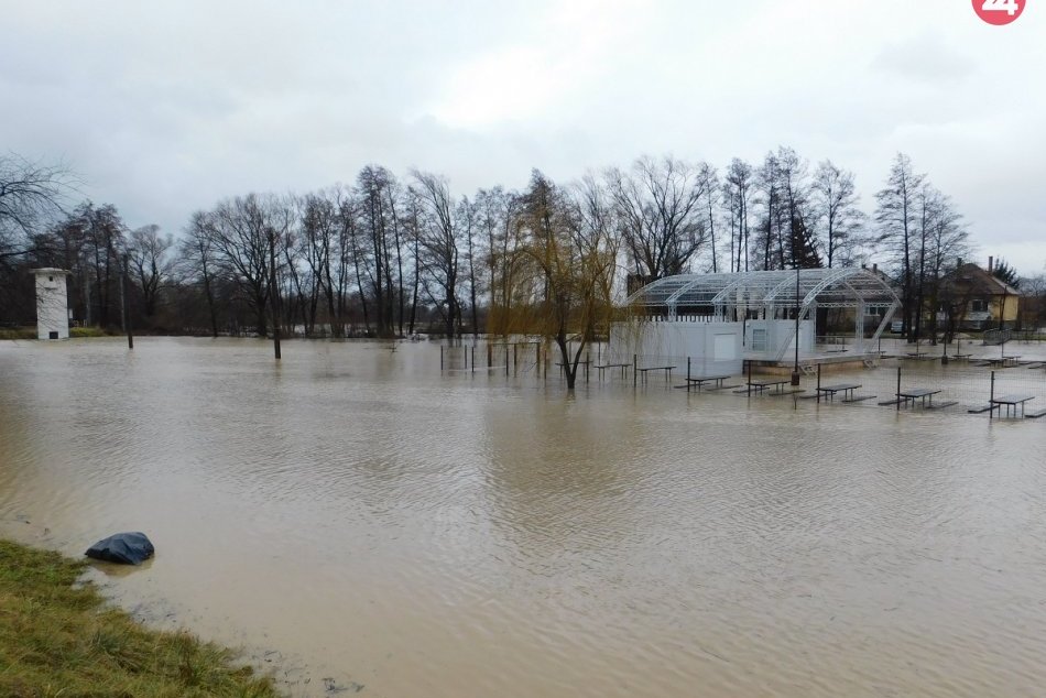 FOTO: Situácia v okrese Prievidza v spojitosti s daždivým počasím