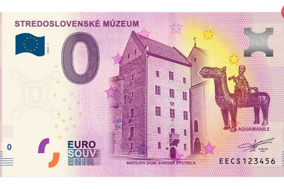 V OBRAZOCH: Euro Souvenir bankovka s vyobrazením Matejovho domu