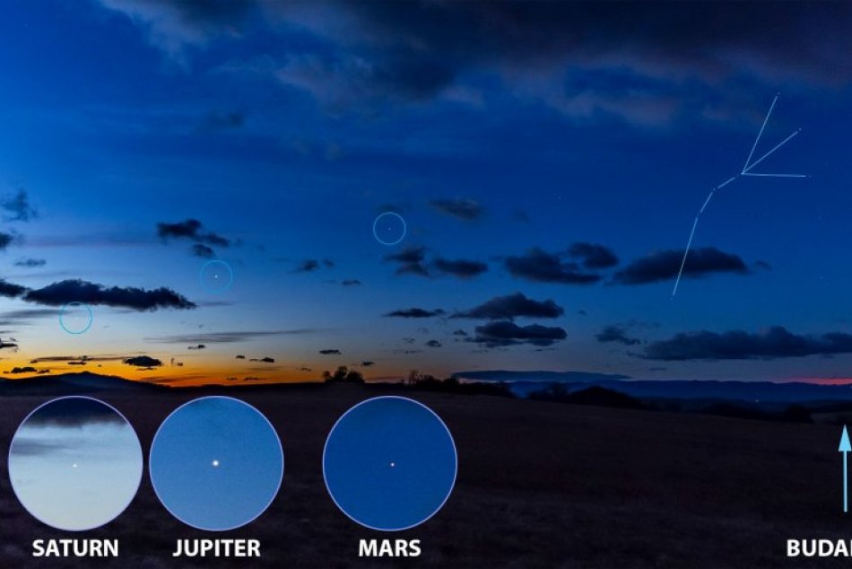 V OBRAZOCH: 3 planéty zachytené na nočnej oblohe nad Bystricou