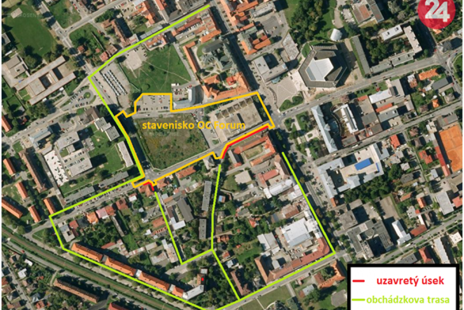 Obrazom: Pre chodcov v centre Prešova dočasne uzavrú koridory