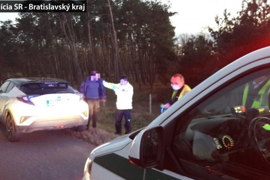 Maďarský vodič nerešpektoval na hranici políciu