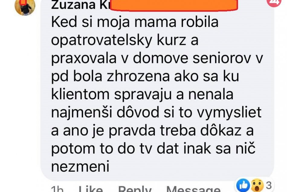 Svedectvá o situácii v domove pre seniorov v Prievidze