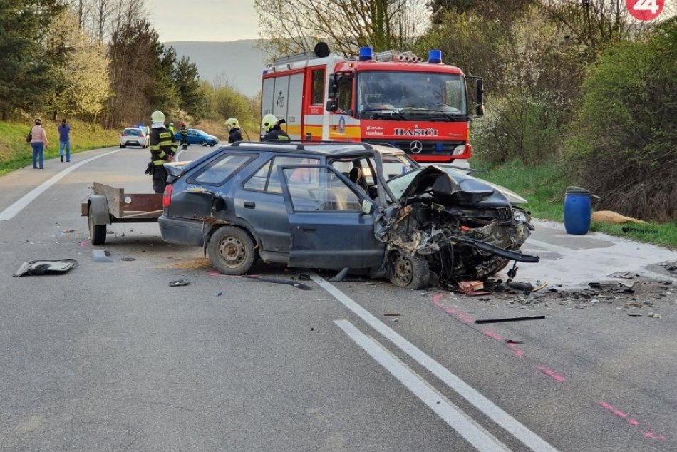 Obrazom: Dopravná nehoda pri Rožňave