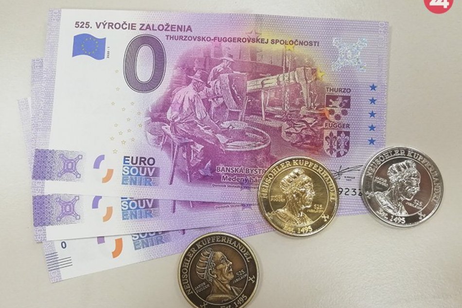 Suvenírová bankovka k 525. výročiu založenia Thurzovsko-Fuggerovskej spoločnosti