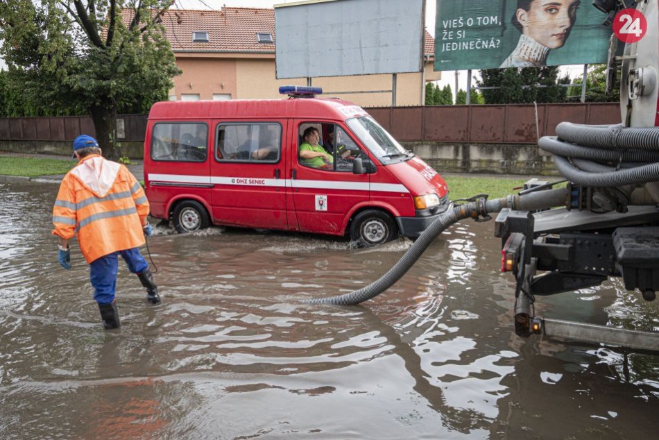 Z Bratislavského kraja záplavy najviac zasiahli Senec