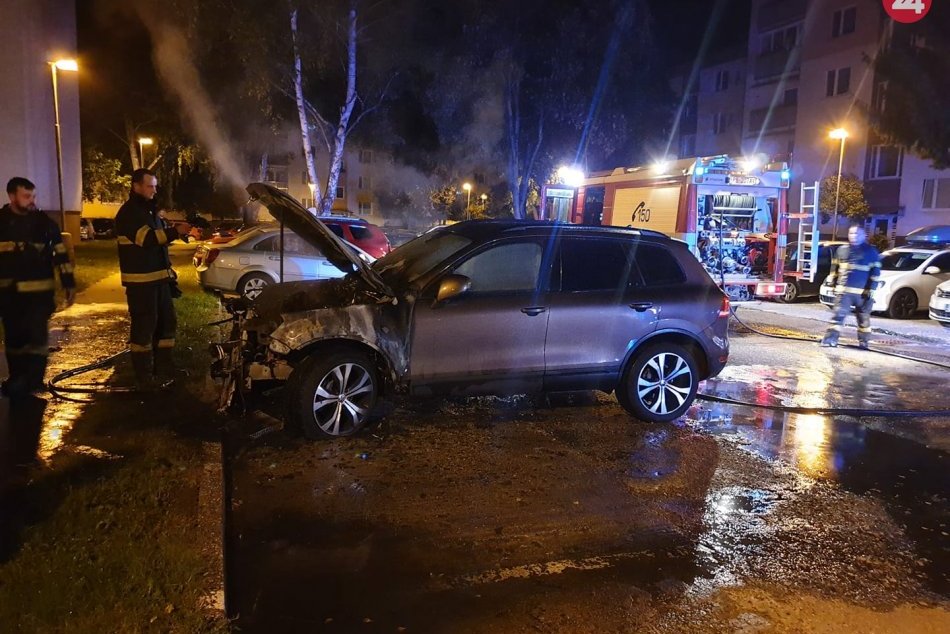 FOTO: Zhorené auto viceprimátora Petra Máťoša