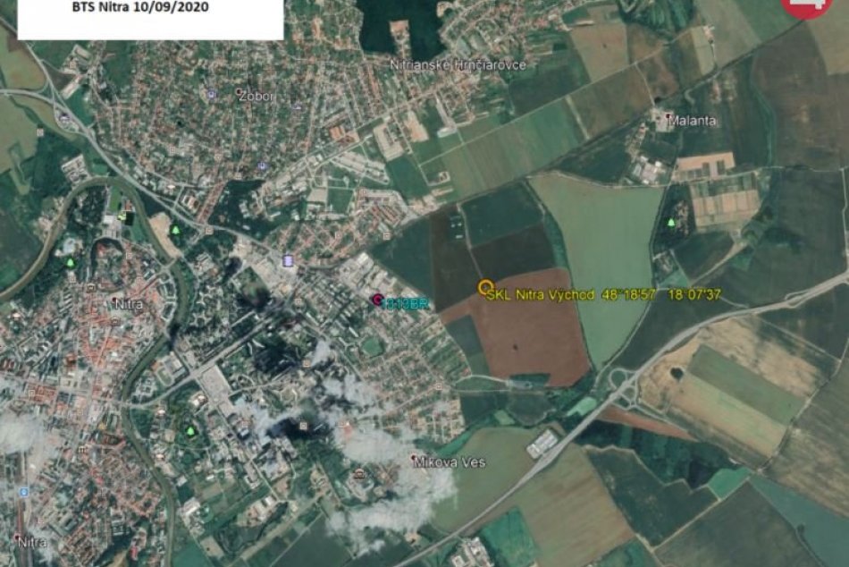 Nad hlavami nám bude opäť krúžiť vrtuľník, MAPA