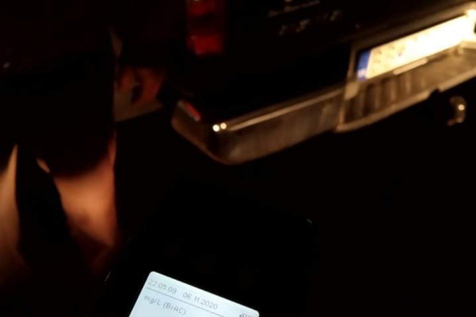 Po Bystrici jazdil vodič s takmer 2,5 promile