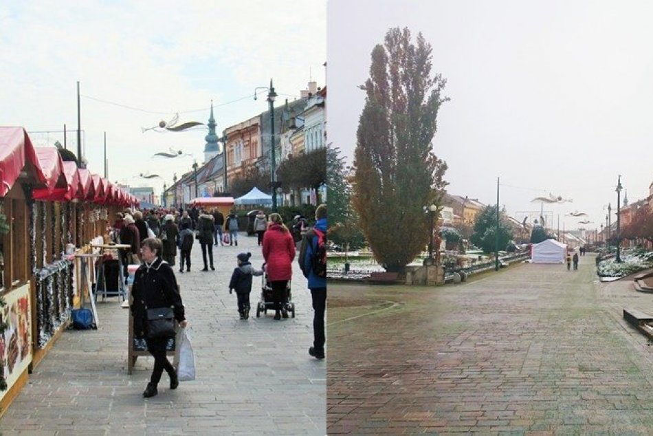 Obrazom: Porovnanie Hlavnej ulice v Prešove v roku 2019 a dnes