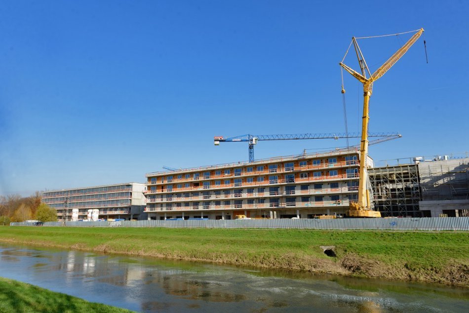 Výstavba Living parku pri rieke pokračuje: Pandémia práce nezastavila, FOTO