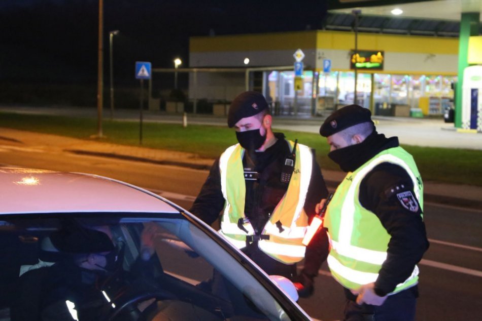 Policajné kontroly v Nitre